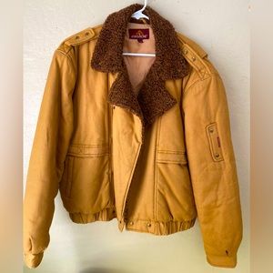 Vintage 90’s Jordache Sherpa Lined Bomber Jacket